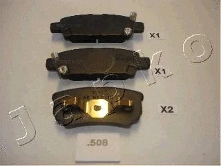 Комплект гальмівних колодок CHRYSLER SEBRING, DODGE CALIBER, JEEP PATRIOT, JAPKO (51508)