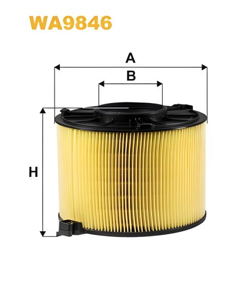 Повітряний фільтр AUDI A5, AUDI A4, WIX FILTERS (WA9846) Повітряний фільтр AUDI A5, AUDI A4, WIX FILTERS (WA9846)