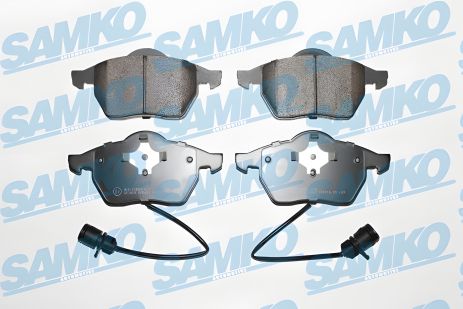 Комплект гальмівних колодок AUDI A6, AUDI 100, SAMKO (5SP453) Комплект гальмівних колодок AUDI A6, AUDI 100, SAMKO (5SP453)