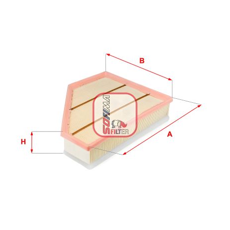Воздушный фильтр ALPINA D3, BMW 1, BMW X1, SOFIMA (S3357A) Воздушный фильтр ALPINA D3, BMW 1, BMW X1, SOFIMA (S3357A)