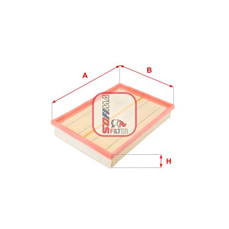 Фільтр повітряний CHEVROLET CORSA, OPEL COMBO, OPEL MERIVA, SOFIMA (S7502A) - Економний