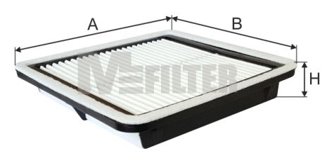 Фильтр воздушный SUBARU LEVORG, SUBARU IMPREZA, SUBARU OUTBACK, M-FILTER (K7091)
