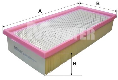 Повітряний фільтр FORD TRANSIT, VOLVO 440, VOLVO 460, M-FILTER (K449) Повітряний фільтр FORD TRANSIT, VOLVO 440, VOLVO 460, M-FILTER (K449)