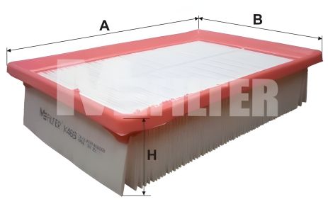 Фильтр воздушный FIAT MAREA, ALFA ROMEO, FIAT BRAVO, M-FILTER (K468) Фильтр воздушный FIAT MAREA, ALFA ROMEO, FIAT BRAVO, M-FILTER (K468)