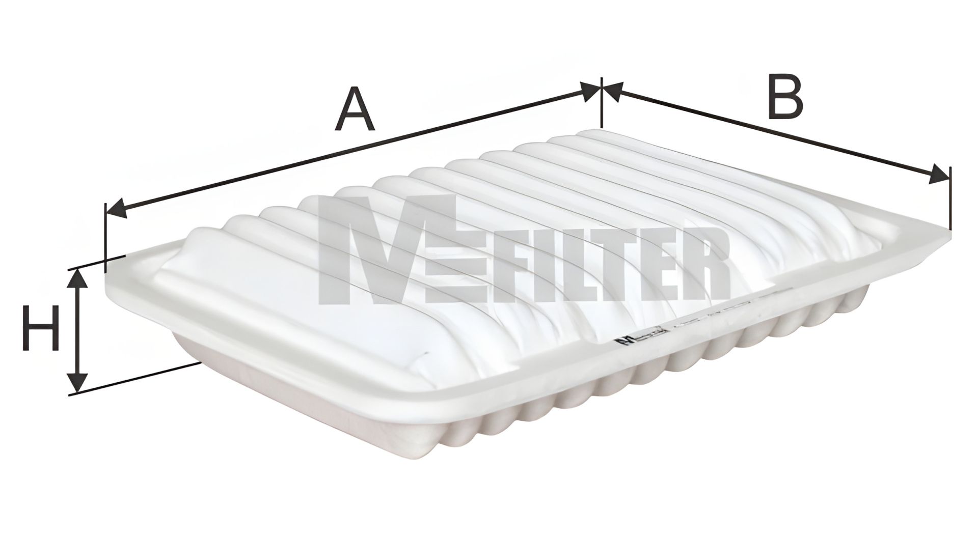 Повітряний фільтр для TOYOTA RAV 4, YARIS, та COROLLA від M-FILTER (K7042)