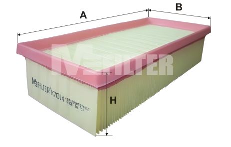 Повітряний фільтр MITSUBISHI COLT, SMART FORFOUR, M-FILTER (K7014)