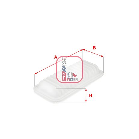 PEUGEOT 107, CITROËN C1, DAIHATSU SIRION повітряний фільтр, SOFIMA (S9402A) PEUGEOT 107, CITROËN C1, DAIHATSU SIRION повітряний фільтр, SOFIMA (S9402A)