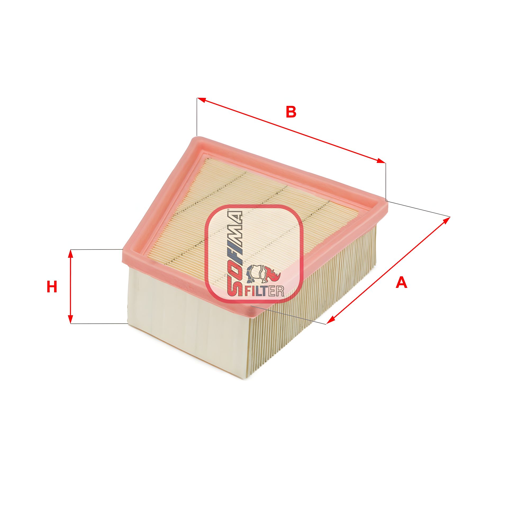 Повітряний фільтр для SEAT IBIZA, VW FOX, SKODA ROOMSTER від SOFIMA S8402A Повітряний фільтр для SEAT IBIZA, VW FOX, SKODA ROOMSTER від SOFIMA S8402A