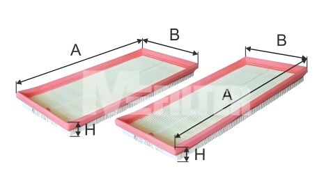Повітряний фільтр MERCEDES-BENZ C-CLASS, S-CLASS, M-CLASS, M-FILTER (K70842) Повітряний фільтр MERCEDES-BENZ C-CLASS, S-CLASS, M-CLASS, M-FILTER (K70842)