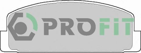 Комплект гальмівних колодок MAZDA PREMACY, MAZDA 323, MAZDA 626, PROFIT (50000372)