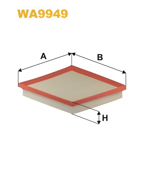 Повітряний фільтр для SUBARU XV, IMPREZA, FORESTER, WIX FILTERS (WA9949)