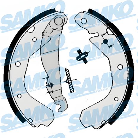 Гальмівних колодок комплект OPEL KADETT, OPEL CORSA, SAMKO (84660) Гальмівних колодок комплект OPEL KADETT, OPEL CORSA, SAMKO (84660)