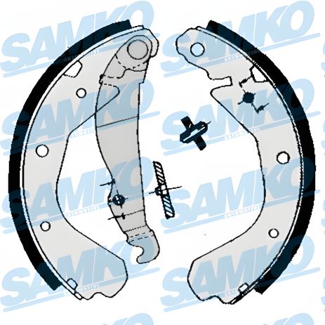 Гальмівних колодок комплект OPEL KADETT, OPEL CORSA, SAMKO (84660)