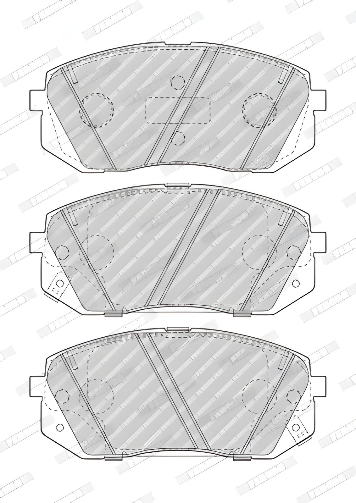 Гальмівні колодки для KIA SPORTAGE, HYUNDAI KONA, HYUNDAI TUCSON, FERODO (FDB5039) Гальмівні колодки для KIA SPORTAGE, HYUNDAI KONA, HYUNDAI TUCSON, FERODO (FDB5039)