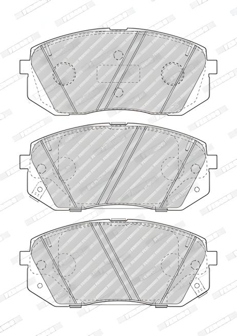 Гальмівні колодки для KIA SPORTAGE, HYUNDAI KONA, HYUNDAI TUCSON, FERODO (FDB5039) Гальмівні колодки для KIA SPORTAGE, HYUNDAI KONA, HYUNDAI TUCSON, FERODO (FDB5039)