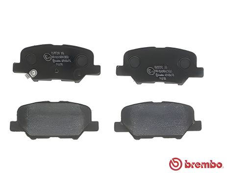 Гальмівних колодок комплект MAZDA (FAW), CHANGAN CS35, PEUGEOT 4008, BREMBO (P61111)