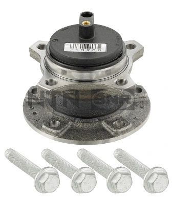 Комплект підшипника маточини колеса OPEL COMBO, CITROËN C4, PEUGEOT PARTNER, NTN-SNR (R15969)