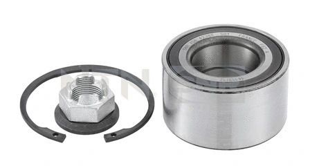 Комплект підшипника маточини колеса DS DS, OPEL ASTRA, CITROËN BERLINGO, NTN-SNR (R15967)