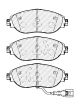 Гальмівних колодок комплект FERODO SKODA SUPERB, AUDI A3, VW GOLF (FDB5096)