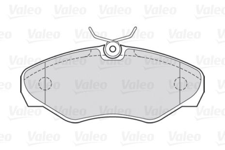 Комплект гальмівних колодок NISSAN PRIMASTAR, OPEL VIVARO, RENAULT TRAFIC, VALEO (301545)