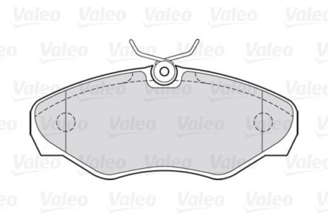 Комплект гальмівних колодок NISSAN PRIMASTAR, OPEL VIVARO, RENAULT TRAFIC, VALEO (301545)