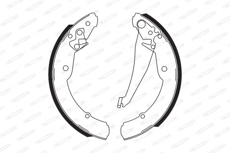 Комплект гальмівних колодок FERODO для VW CC, SKODA ROOMSTER, SEAT TOLEDO (FSB549) Комплект гальмівних колодок FERODO для VW CC, SKODA ROOMSTER, SEAT TOLEDO (FSB549)