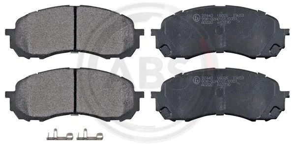 Комплект гальмівних колодок SUBARU IMPREZA, A.B.S. (37443) Комплект гальмівних колодок SUBARU IMPREZA, A.B.S. (37443)