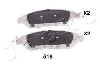 Комплект тормозных колодок NISSAN PATHFINDER, JAPKO (50513)