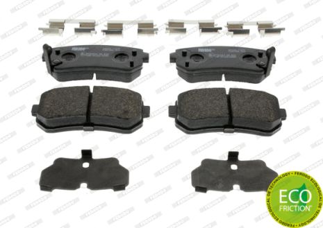 Комплект тормозных колодок KIA CERATO, HYUNDAI SONATA, HYUNDAI ix35, FERODO (FDB1956)