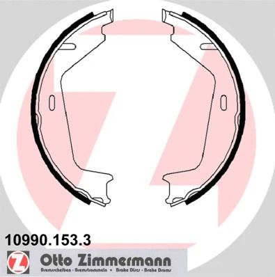 Комплект колодок стояночного тормоза VOLVO XC90, VOLVO XC70, VOLVO S60, ZIMMERMANN (109901533)