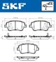 Гальмівних колодок комплект NISSAN MICRA, NISSAN NOTE, NISSAN ALMERA, SKF (VKBP80182A) Гальмівних колодок комплект NISSAN MICRA, NISSAN NOTE, NISSAN ALMERA, SKF (VKBP80182A)