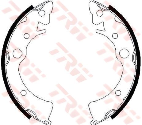 Комплект колодок гальмівних HONDA CIVIC, ROVER 200, HONDA INTEGRA, TRW (GS6210)