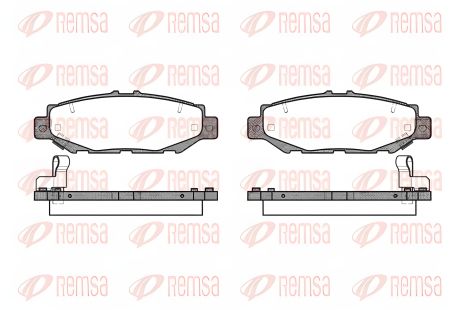 Комплект колодок гальмівних LEXUS LS, TOYOTA ARISTO, TOYOTA SUPRA, REMSA (042404)