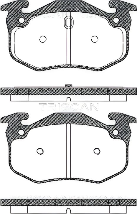 Тормозные колодки комплект PEUGEOT 309, RENAULT 19, MEGANE, TRISCAN (811025001)