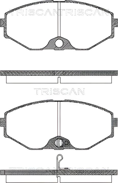 Набор тормозных колодок INFINITI J30, NISSAN MAXIMA, TRISCAN (811014037) Набор тормозных колодок INFINITI J30, NISSAN MAXIMA, TRISCAN (811014037)