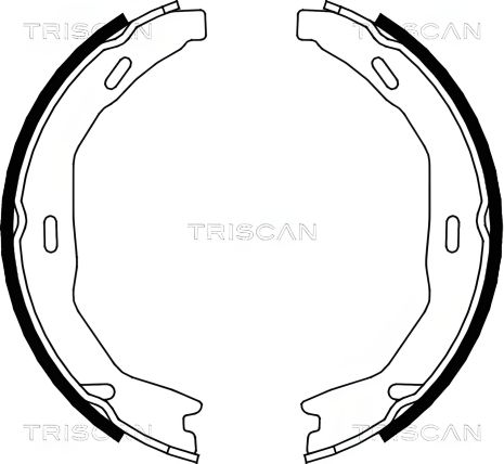 Гальма стоянки комплект колодок MB C-CLASS, MB E-CLASS, TRISCAN (810023029)