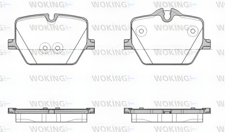 Тормозные колодки BMW 4, BMW 3, BMW Z4, WOKING (P1975300)