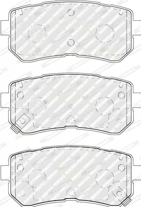 Комплект тормозных колодок HYUNDAI KONA, KIA SOUL, KIA OPTIMA, FERODO (FDB5066) Комплект тормозных колодок HYUNDAI KONA, KIA SOUL, KIA OPTIMA, FERODO (FDB5066)