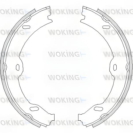 Комплект стоянкових гальмівних колодок MAYBACH 57, MB S-CLASS, MB CLS, WOKING (Z470800) Комплект стоянкових гальмівних колодок MAYBACH 57, MB S-CLASS, MB CLS, WOKING (Z470800)