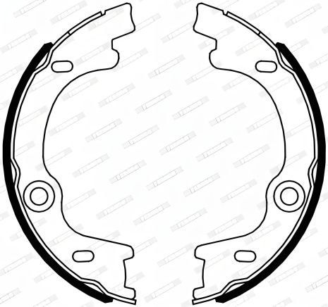 Гальма стоянки колодок комплект KIA CARENS FERODO (FSB4099)