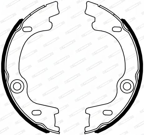 Гальма стоянки колодок комплект KIA CARENS FERODO (FSB4099)