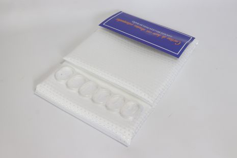 Шторка для ванної довга 180x220 см ( висота 2.2 м) однотонна біла