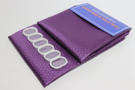 Шторка для ванної широка 240x180 см однотонна фіолетова 5314/violet Шторка для ванної широка 240x180 см однотонна фіолетова 5314/violet