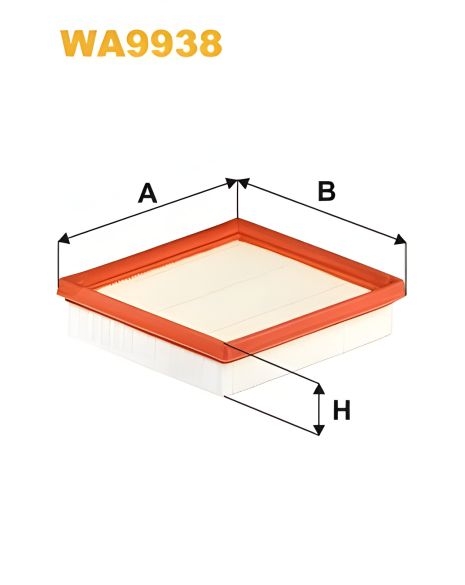 Воздушный фильтр MAZDA 2, LEXUS UX, TOYOTA COROLLA, WIXFILTRON (WA9938)
