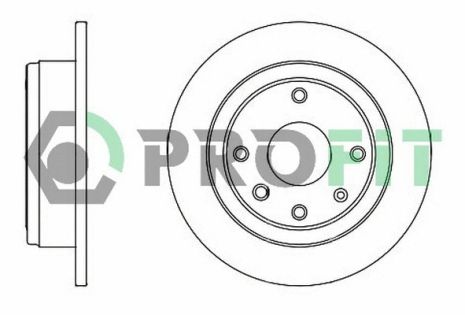 Диск тормозной CHEVROLET NUBIRA, DAEWOO NUBIRA, CHEVROLET LACETTI, PROFIT (50102002)