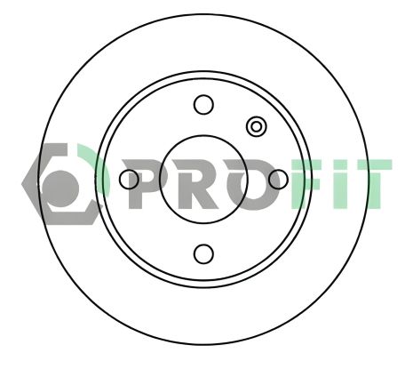 Гальмівний диск TVR CHIMAERA, PANTHER SOLO, FORD ESCORT, PROFIT (50100183)