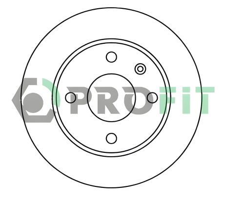 Гальмівний диск TVR CHIMAERA, PANTHER SOLO, FORD ESCORT, PROFIT (50100183)