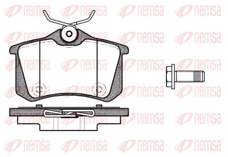 Тормозные колодки комплект для PEUGEOT 207, SEAT IBIZA, SKODA ROOMSTER, REMSA (139110) Тормозные колодки комплект для PEUGEOT 207, SEAT IBIZA, SKODA ROOMSTER, REMSA (139110)