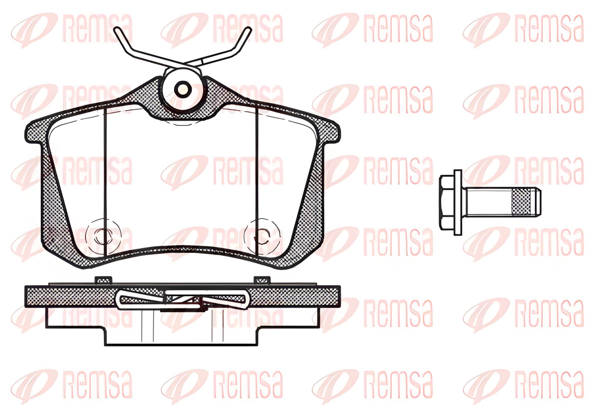 Гальмівних колодок комплект PEUGEOT 207, SEAT IBIZA, SKODA ROOMSTER, REMSA (139110) Гальмівних колодок комплект PEUGEOT 207, SEAT IBIZA, SKODA ROOMSTER, REMSA (139110)