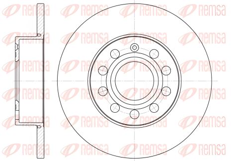 Гальмівний диск MERCEDES-BENZ B-CLASS, SKODA SUPERB, SEAT ALTEA, REMSA (665000) Гальмівний диск MERCEDES-BENZ B-CLASS, SKODA SUPERB, SEAT ALTEA, REMSA (665000)